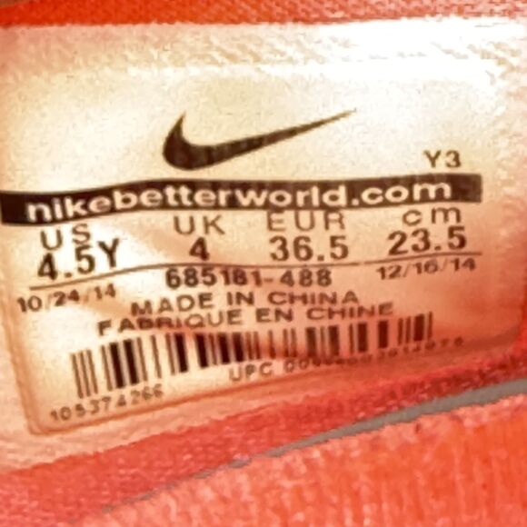 Nike LeBron 12 Easter Shoes Boys Size 4.5Y Basketball Hoops Sneakers 685181-488 - Picture 9 of 9